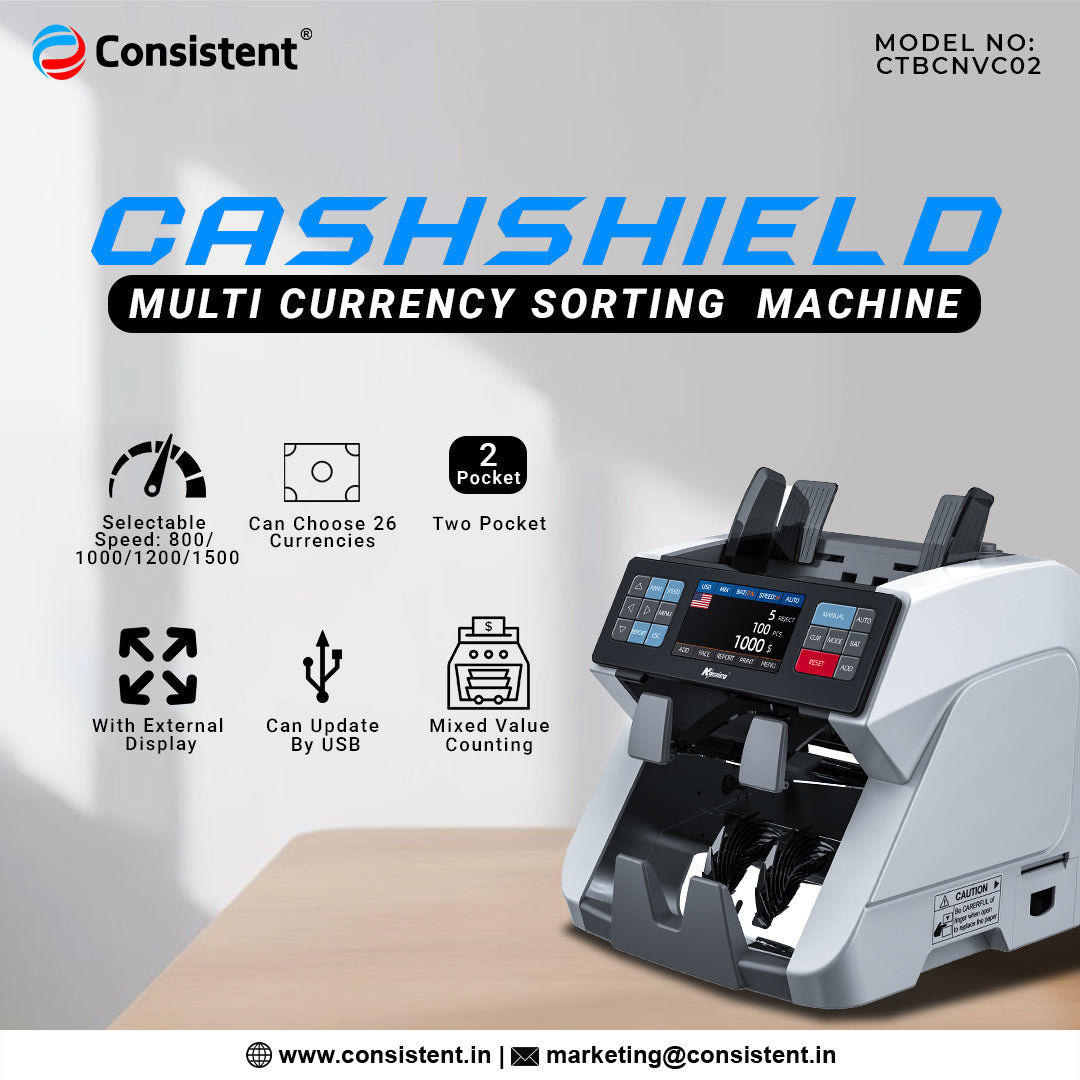CASHSHIELD CURRENCY COUNTING  MACHINE (CTBCNVC02)