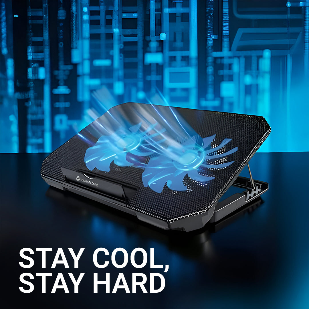 Consistent Laptop Cooling Pad Chilltech with 2 RGB Fan Silent Cooling Fan