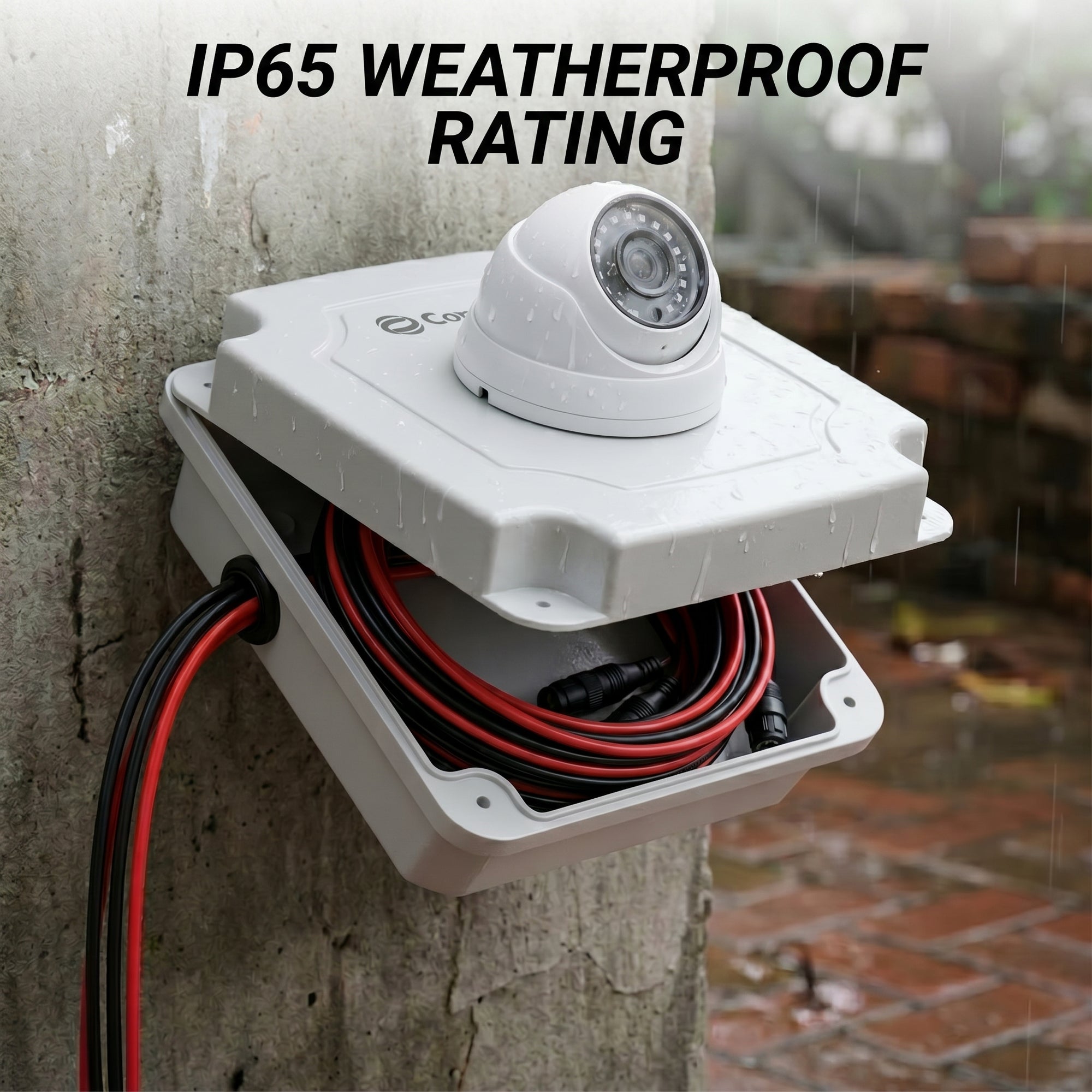 Everest Store Consistent CCTV Junction Box 5×5, durable weatherproof enclosure for security camera wiring and connections.