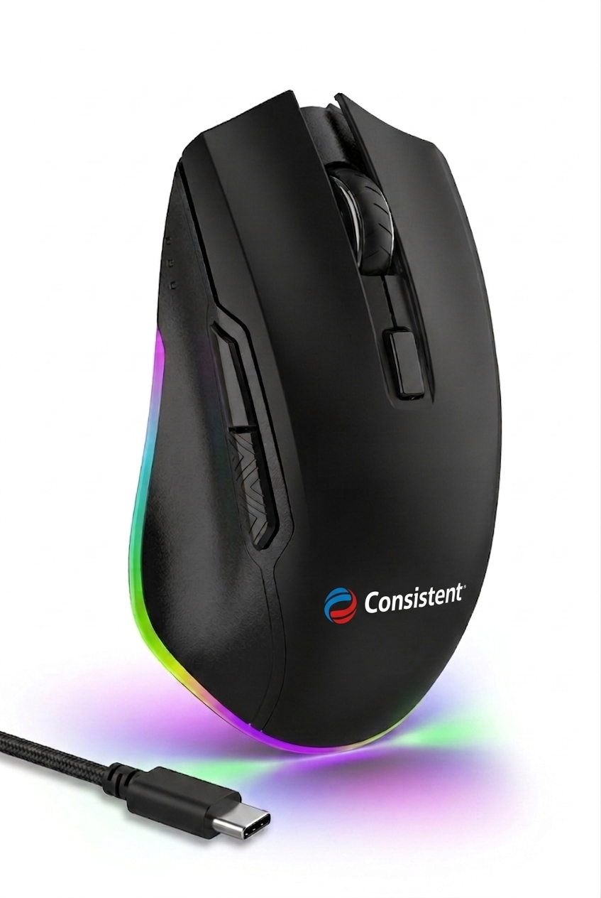 Consistent Eclipse Wired Gaming Mouse Black - (CTGM1153)