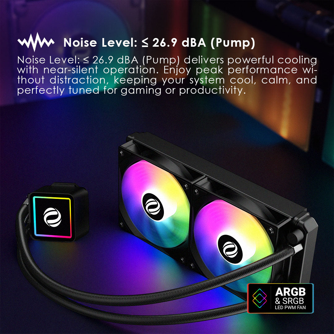 Consistent IcePulse ARGB AIO Liquid Cooler 240mm (CTLCB20)