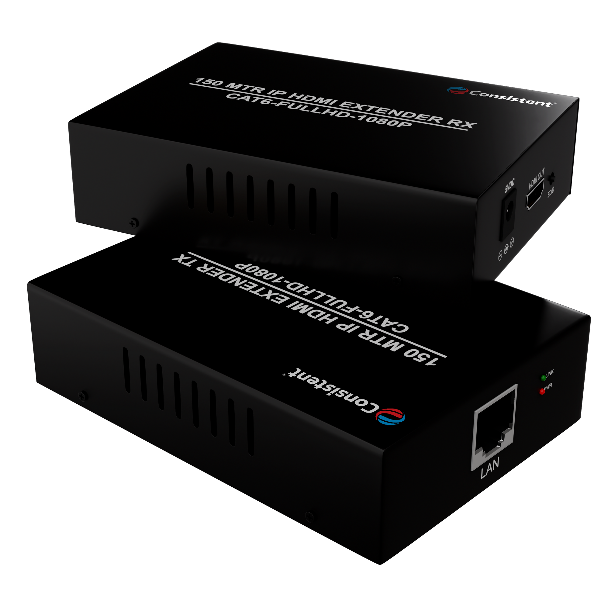Everest Store HDMI extender 60M standard with black box and cables for long-distance HDMI signal transmission.