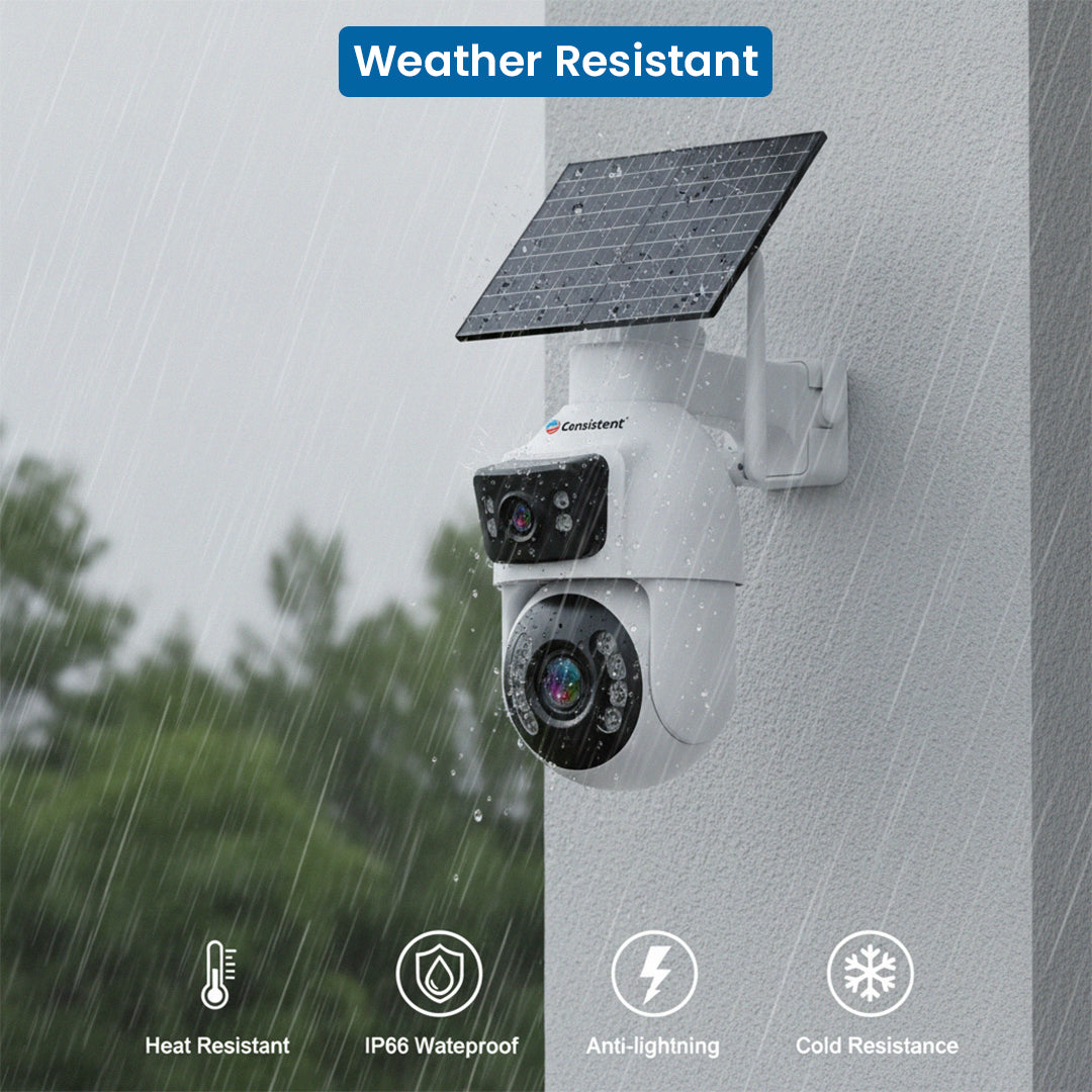 Consistent 4G Solar CCTV PTZ Camera with 16X Optical Zoom (CT-CM-6MLPTHX)
