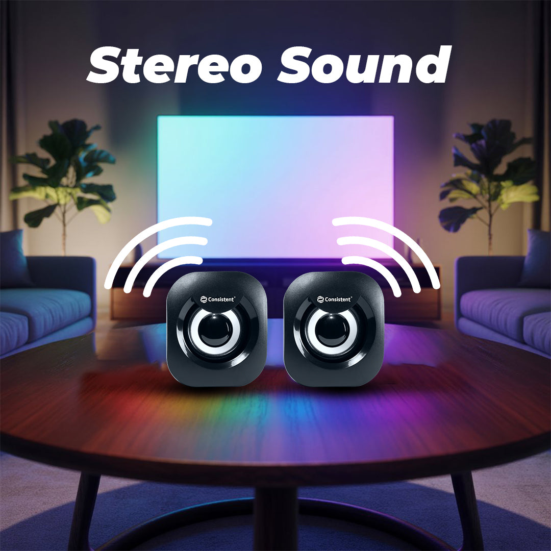 Consistent Sur Taal USB 2.0 Speaker | Computer Speaker, USB Powered, Aux Volume Controled